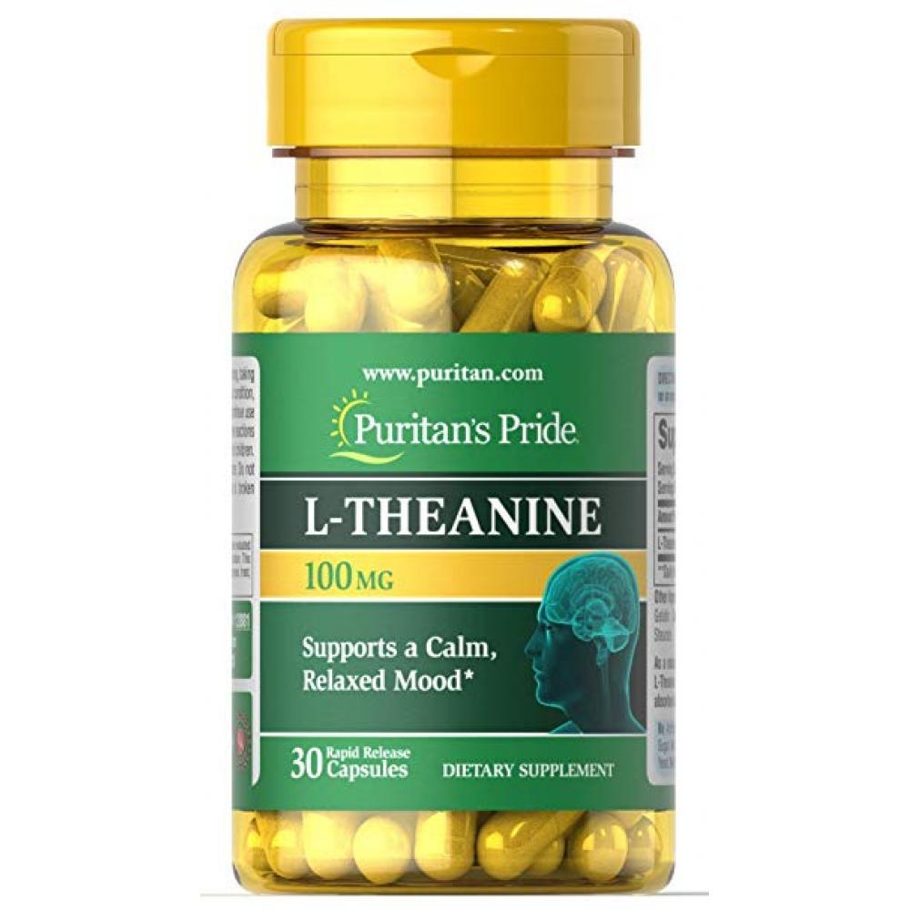 L-Theanine 200 mg 60 caps, фото №1