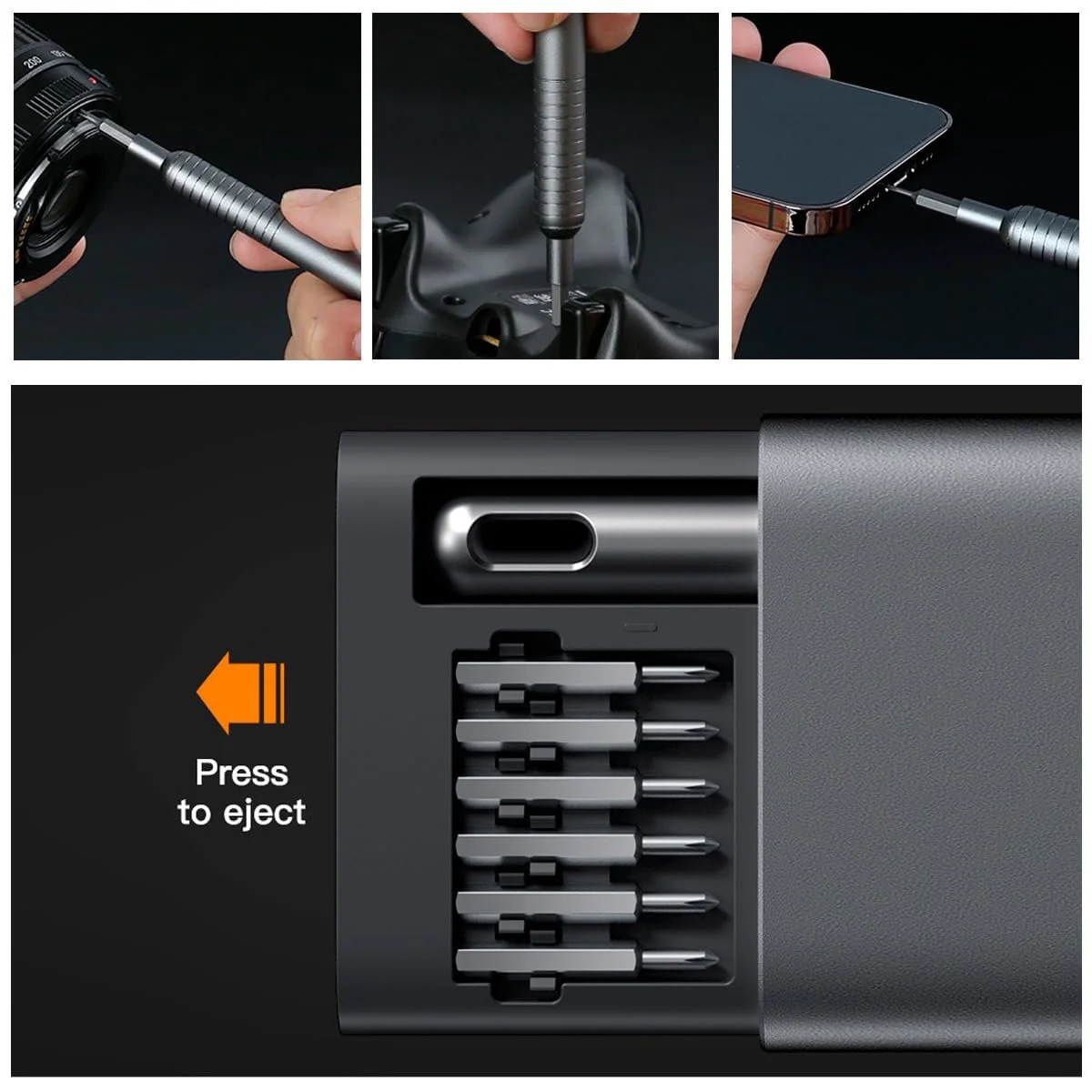 Набір викруток прецизійний STAHLWERK PSS-51 ST 51 предмет Chrome Vanadium Bit Set, фото №9