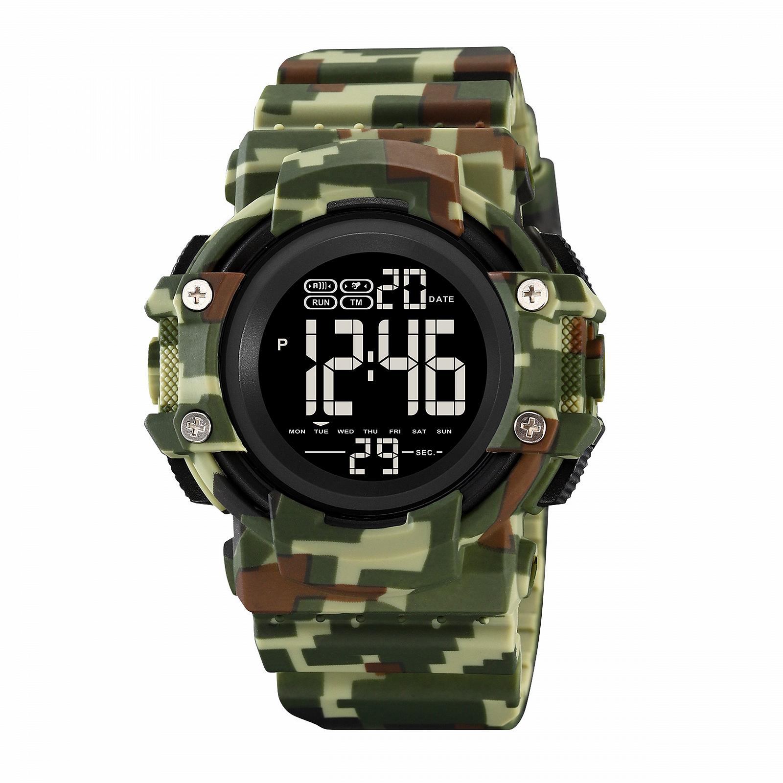 Годинник Skmei 2195 Camo Green, фото №1