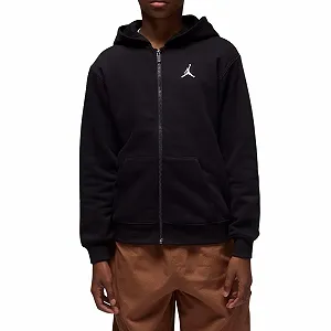 Толстовка з капюшоном на блискавці NIKE Jordan MJ Brooklyn для хлопчика - Чорний - Фото 1