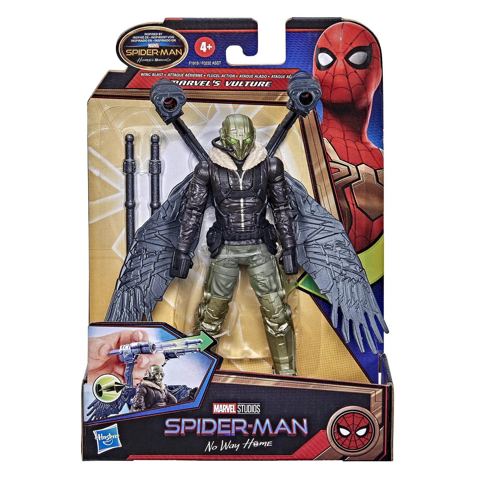 Фігурка Spider-Man Marvel Deluxe Wing Blast Marvel's Vulture з метальними снарядами, фото №3