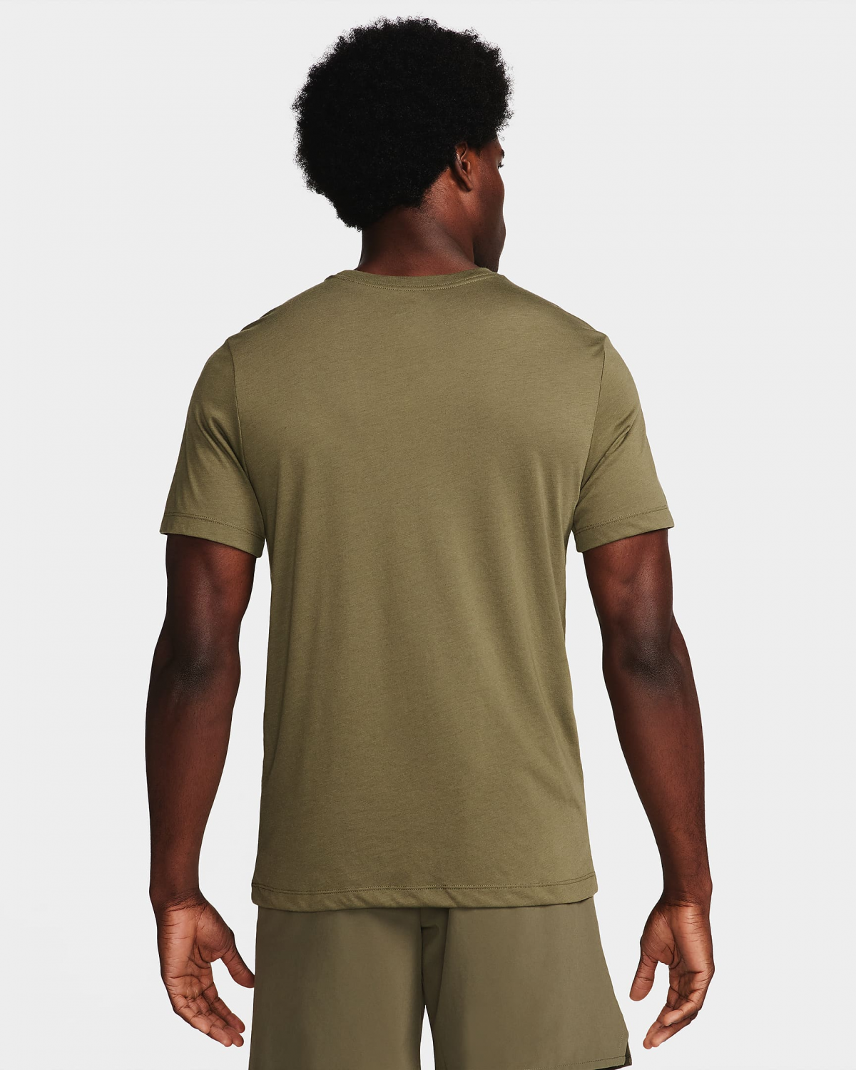 Футболка NIKE PRO FJ2393-222 Хаки L, фото №2