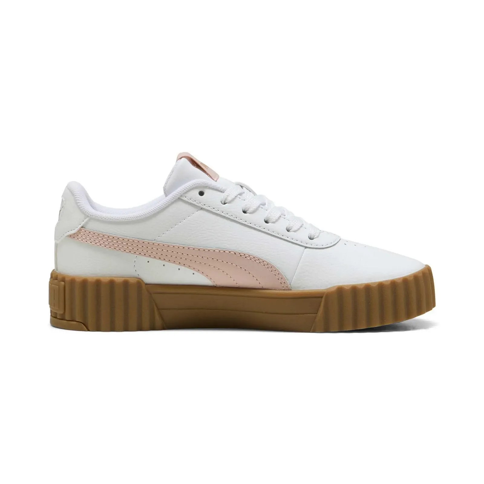 Кроссовки PUMA Carina 3.0 Jr. Кожаные Белый, фото №3 Кроссовки PUMA Carina 3.0 Jr. Кожаные Белый, фото №3