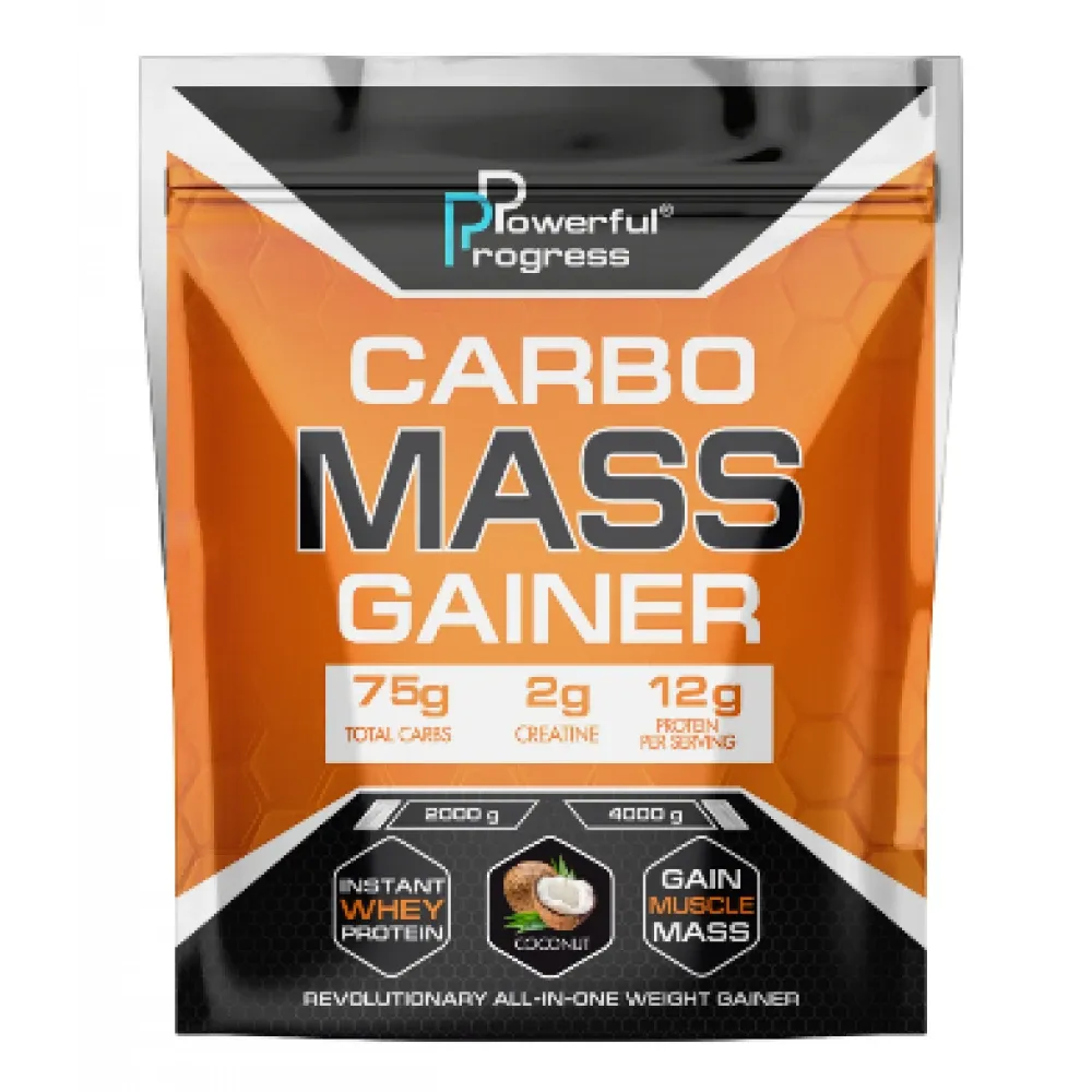 Carbo Mass Gainer 4000g Coconut, фото №1