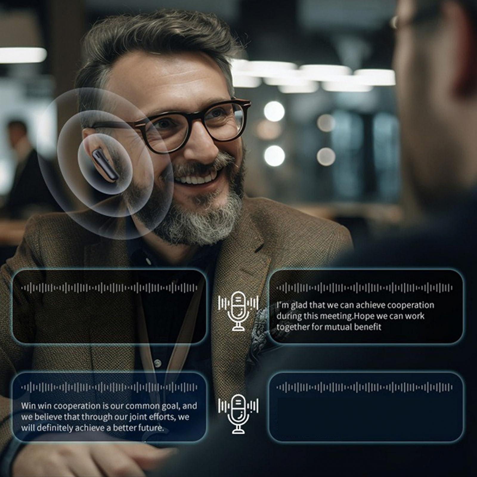 Навушники-перекладачі, Real Time BT 5.3 Smart Translation Headset, підтримка перекладу 144 мовами, фото №4