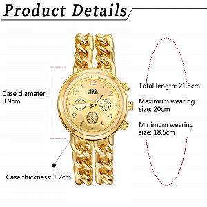 Часы Женские JewelryWe Аналоговые Кварцевые Водонепроницаемые 30 м Золотой/Серебряный цена на synthetic.ua - Фото 1 Часы Женские JewelryWe Аналоговые Кварцевые Водонепроницаемые 30 м Золотой/Серебряный synthetic.ua - Фото 1