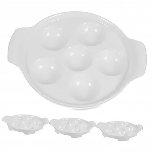 Набор форм для эскарго TOYANDONA 4 шт. Керамические термостойкие для улиток и морепродуктов - Фото 1