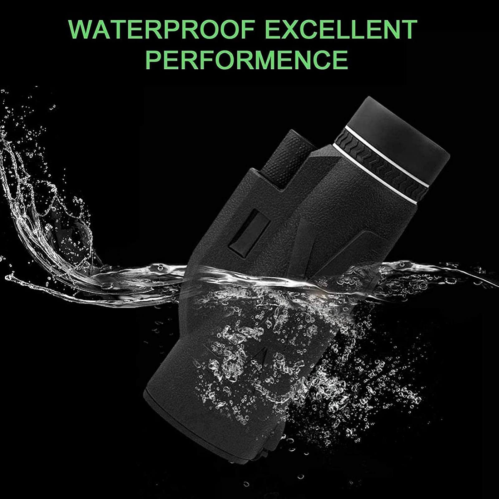 Монокуляр-телескоп 40x60 HD водонепроникний з тримачем для штатива, фото №2