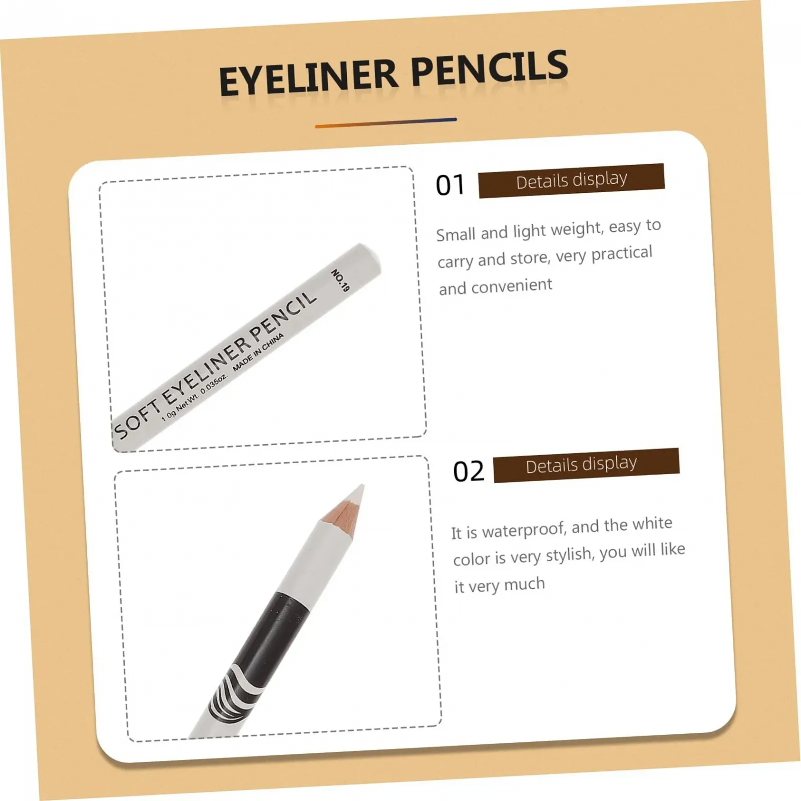 Олівець для очей FRCOLOR, фото №4 Олівець для очей FRCOLOR, фото №4