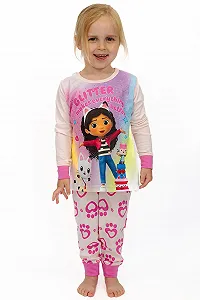 Піжама Gabby's Dollhouse Довга Make Everything Better Блискуча Рожева synthetic.ua - Фото 1