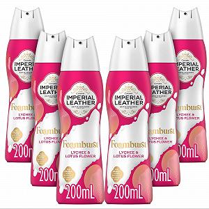 Гель для душу Imperial Leather Foamburst Lychee & Lotus Blossom Luxury Foam 6 x 200 мл - Фото 1