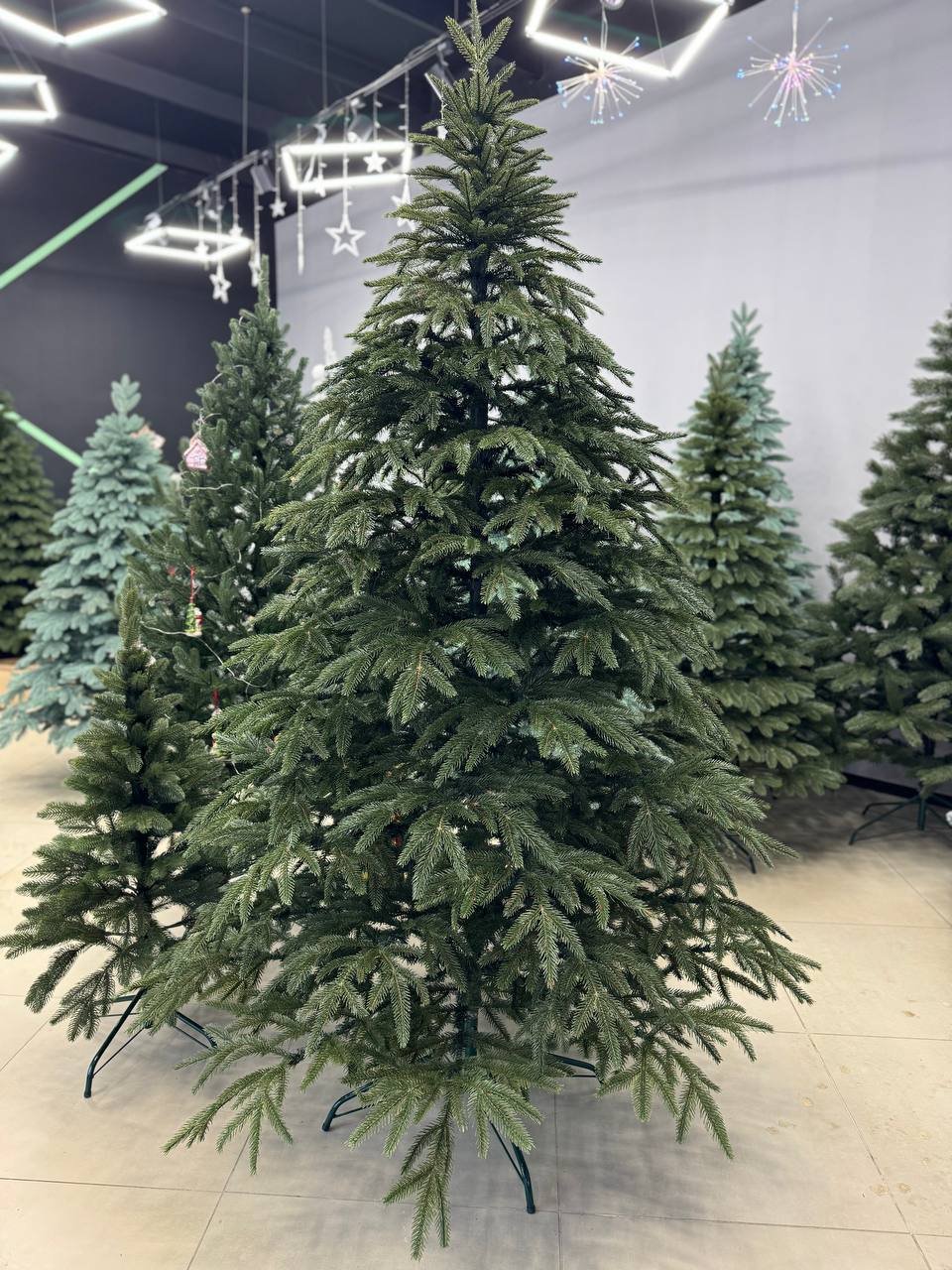 🎄 Реалістична штучна ялинка «Смерека» — зелена або засніжена (1.5–2.5 м) лита ялинка, фото №6