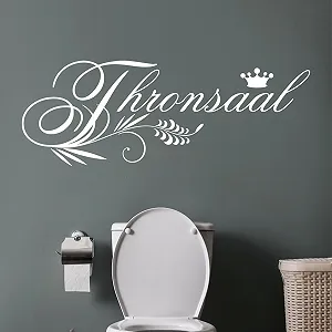 Наклейка на стіну GRAZDesign Throne Room Самоклеюча 82 x 30 см 070 Чорний - Фото 1