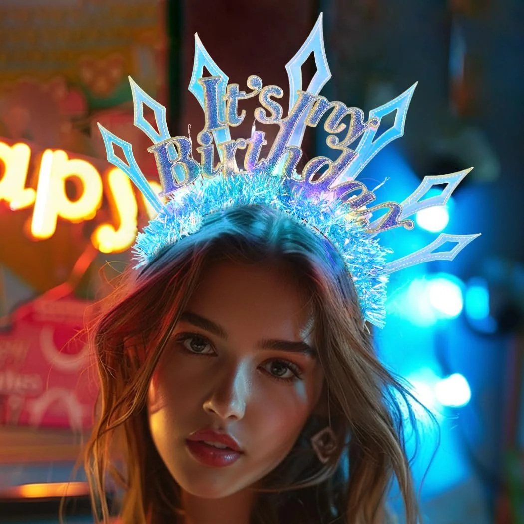 Світлодіодна Обруч на голову на день народження для фестивалю, фото №4