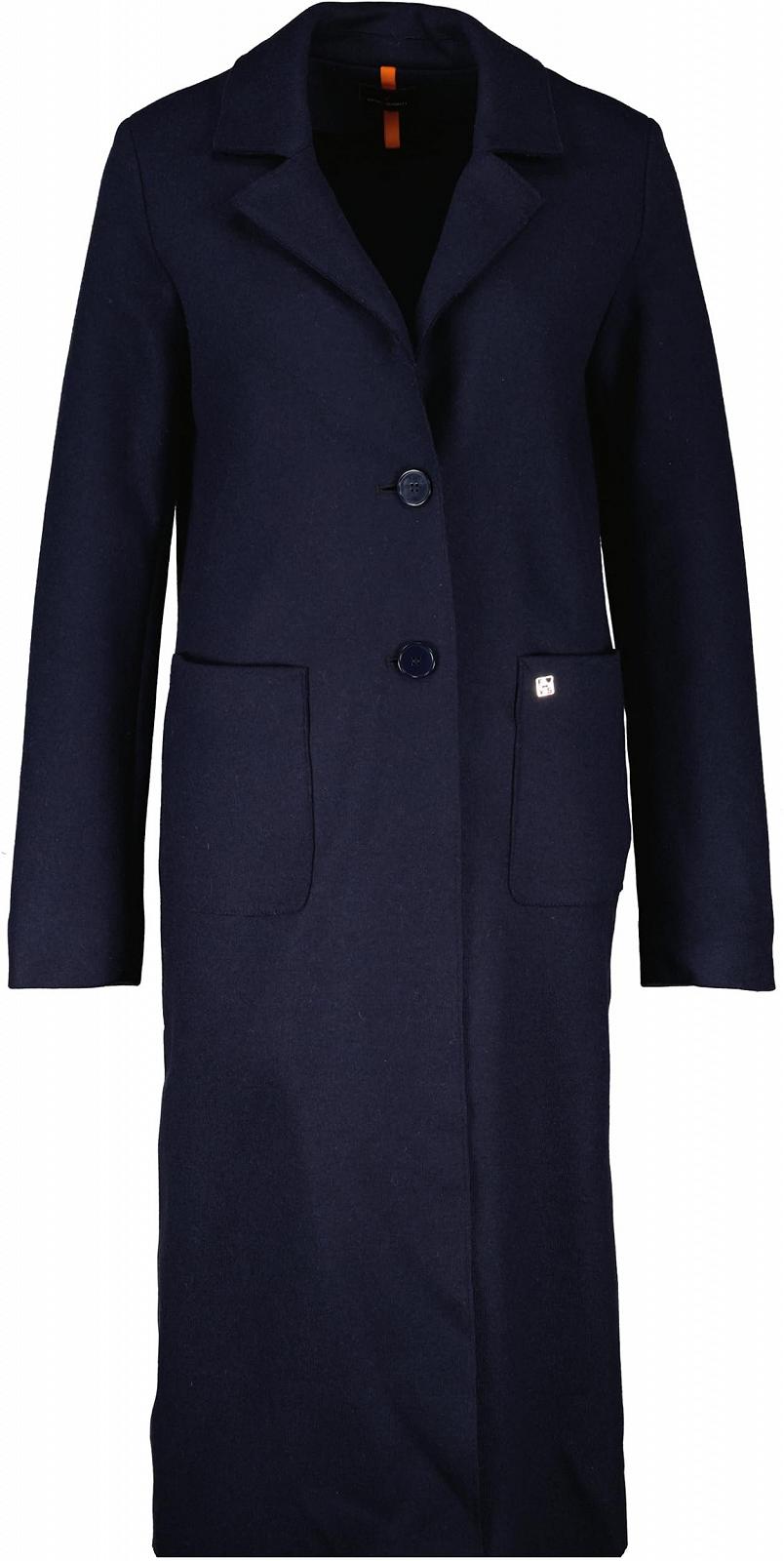 Женское длинное пальто Fuchs Schmitt Переходное Шерстяная смесь Темно-синий, фото №1 Женское длинное пальто Fuchs Schmitt Переходное Шерстяная смесь Темно-синий, фото №1