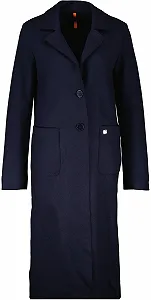 Жіноче довге пальто Fuchs Schmitt Перехідне Суміш вовни Темно-синій - Фото 1