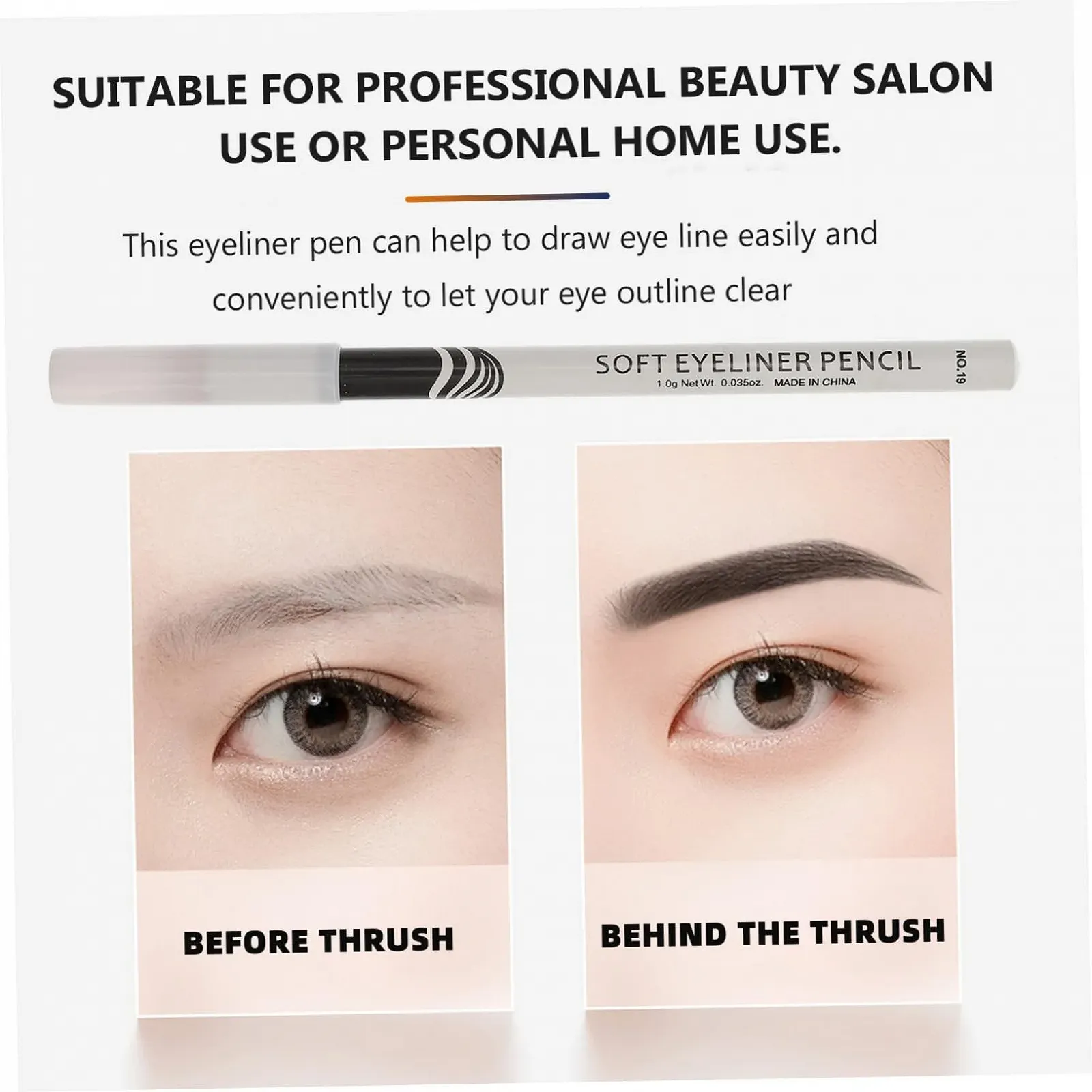 Олівець для очей DOITOOL  Білий, фото №2