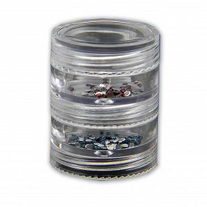 Набор страз для ногтей EigenArt Halloween Круглый Кроваво-красный/Полуночный синий - Фото 1