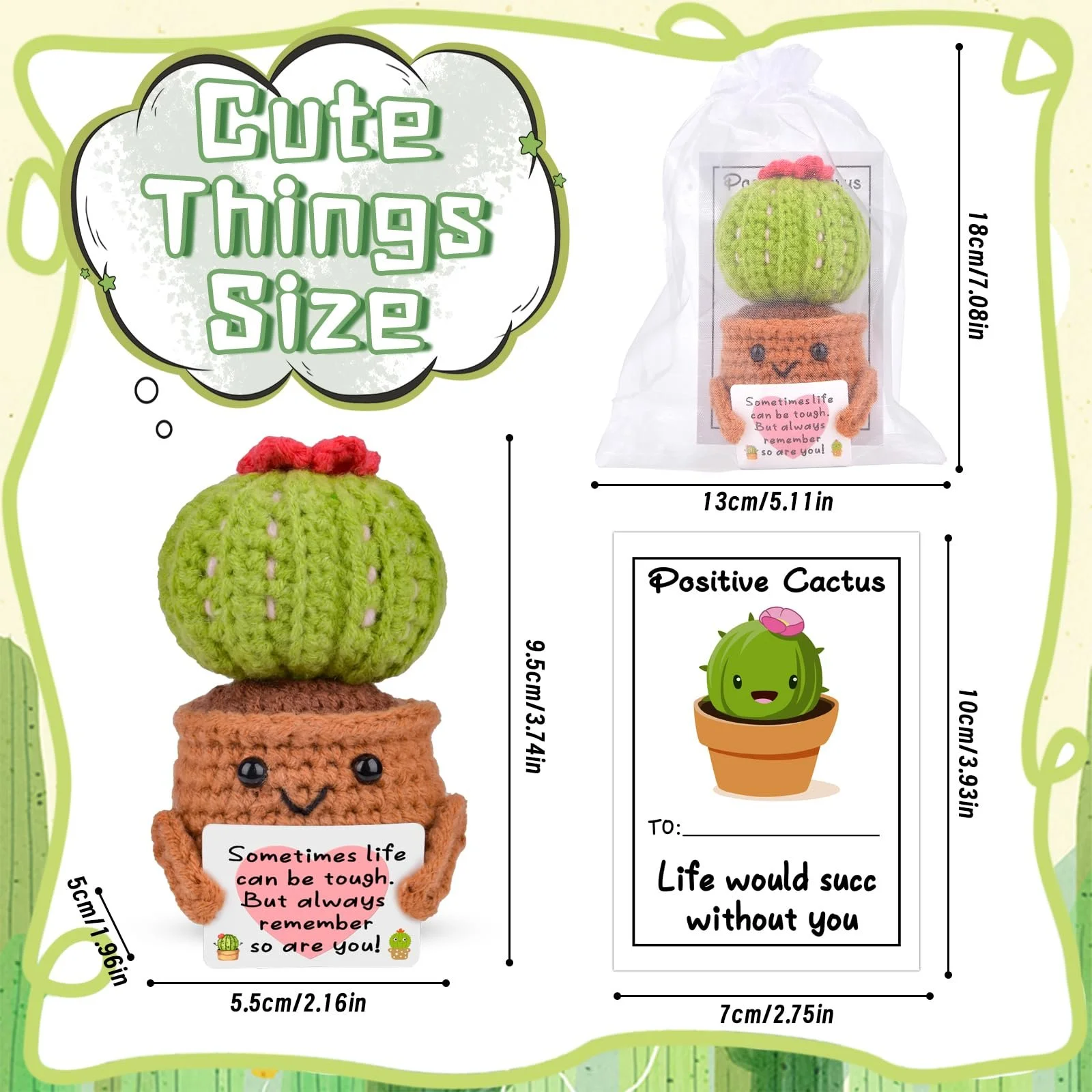 Pipihome Позитивная картошка Подарки Карманный оберег Креативная плюшевая фигурка (Кактус), фото №6 Pipihome Позитивная картошка Подарки Карманный оберег Креативная плюшевая фигурка (Кактус), фото №6