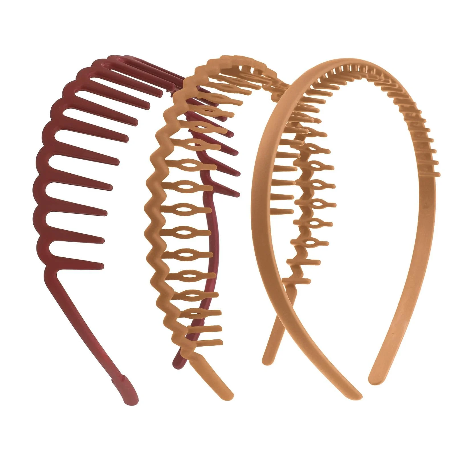 Пластиковий нековзкий обруч для волосся з хвилястими зубцями, фото №8 Пластиковий нековзкий обруч для волосся з хвилястими зубцями, фото №8