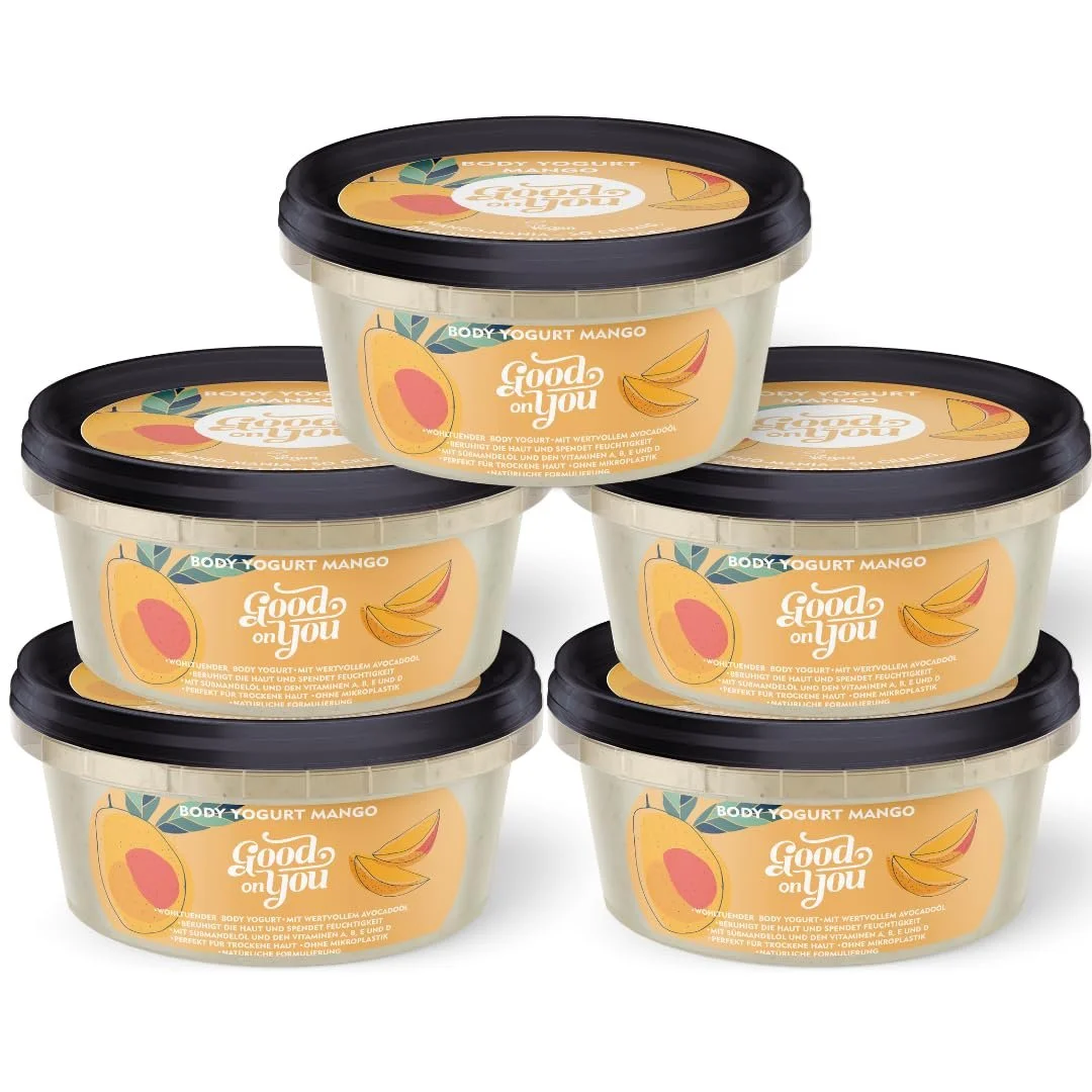 Йогурт для тіла Mango Зволожуючий лосьйон для сухої шкіри Вітаміни A, B, E & D 1 шт, фото №3 Йогурт для тіла Mango Зволожуючий лосьйон для сухої шкіри Вітаміни A, B, E & D 1 шт, фото №3