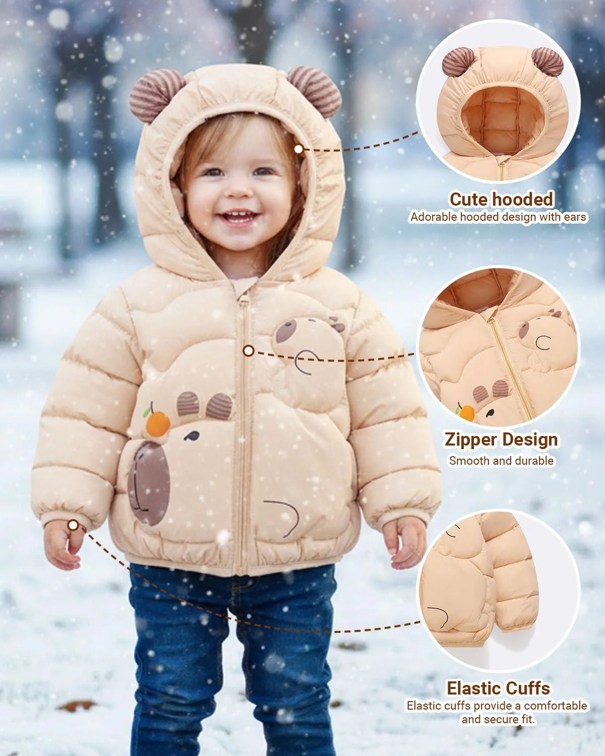 Зимова Куртка GigaCircle для Малюків Хлопчиків та Дівчаток, фото №7