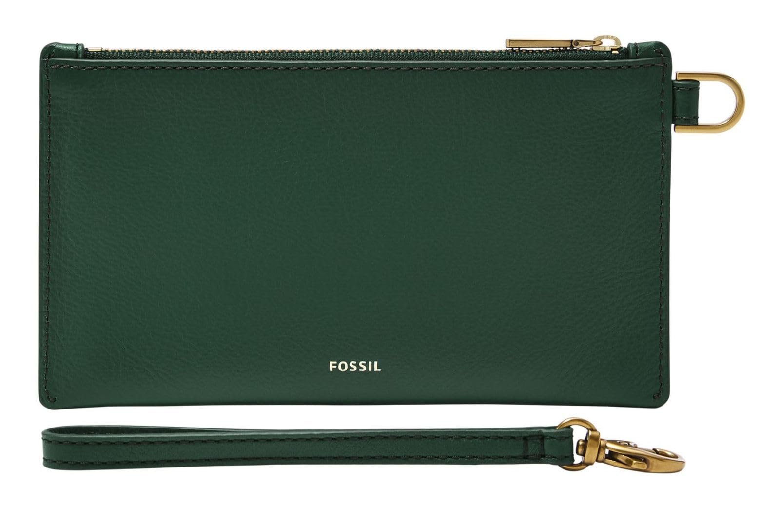 Гаманець FOSSIL Wristlet S Зелений сосновий, фото №1
