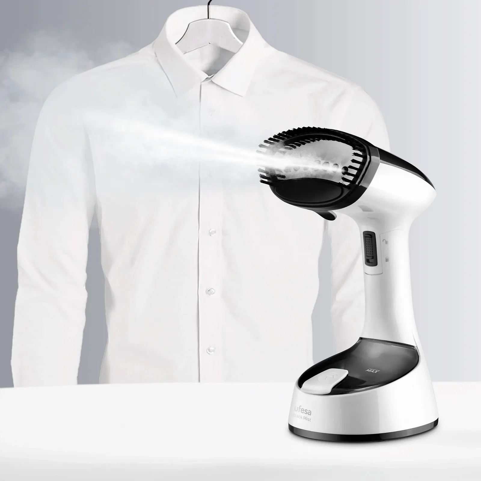 Складной отпариватель Ufesa Black Mist 1470 Вт 150 мл 21 г/мин 25 с нагрев, фото №6