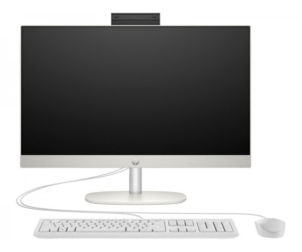 HP Комп'ютер персональний моноблок 240-G10 23.8" FHD IPS AG Intel i5-1335U, 8GB F512GB UMA WiFi кл м 3р Win11P білий, фото №1