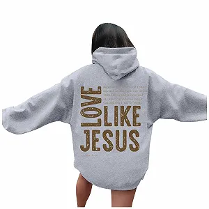 Жіночий пуловер з капюшоном Oversize - Фото 1