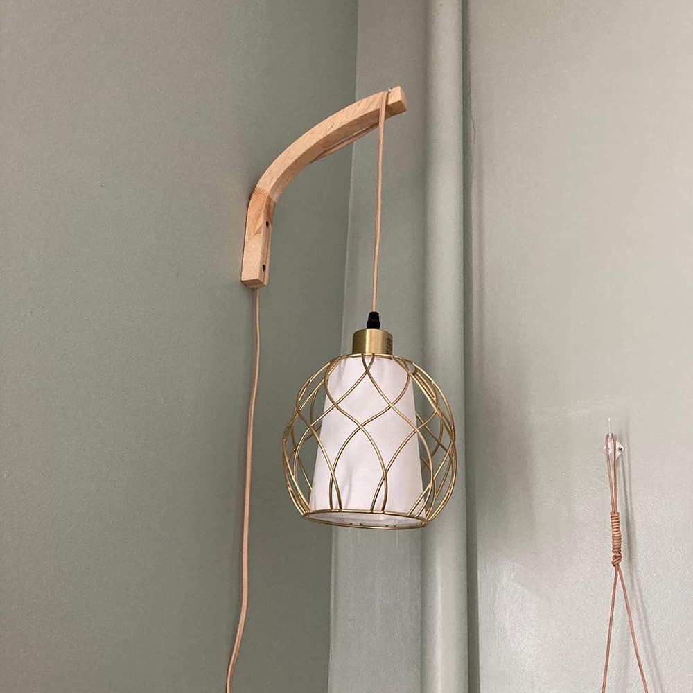 Держатели для растений Kaxich Деревянные настенные кронштейны 2 шт. для кашпо и фонарей, фото №6