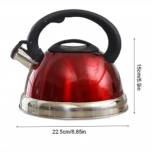 Чайник 3л Нержавіюча сталь для плити для всіх джерел тепла synthetic.ua - Фото 1