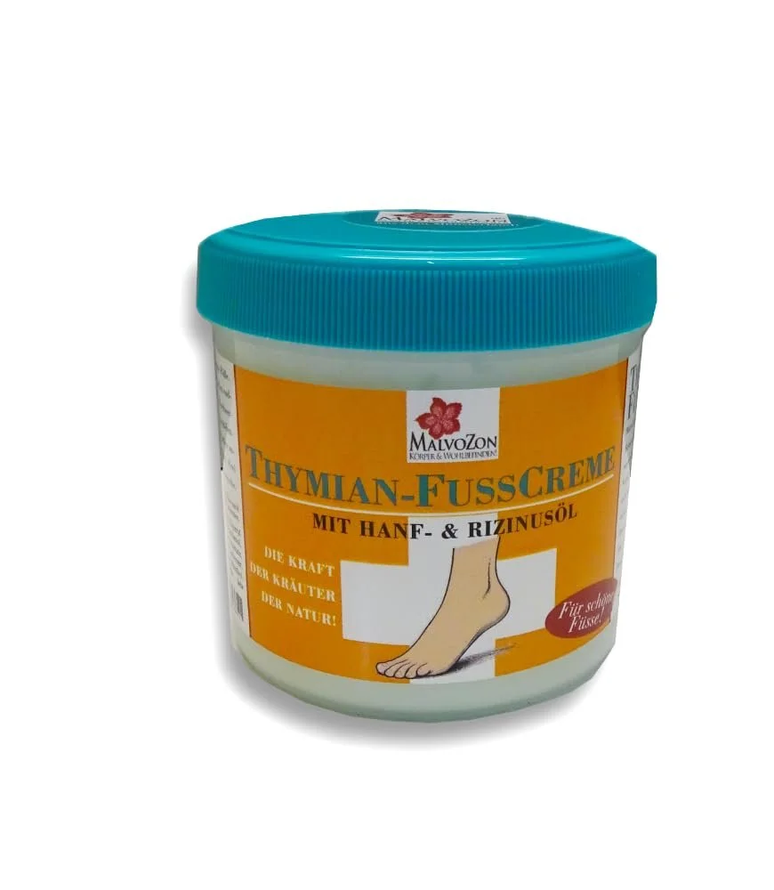 Крем для ног MalvoZon Thyme с маслом конопли и касторки 230 мл, фото №1