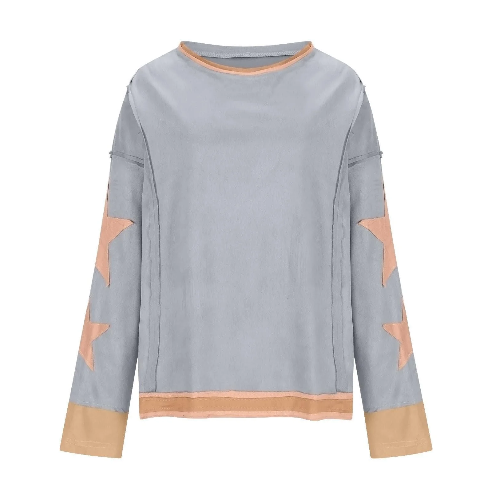 Y2K Женский свитшот с круглым вырезом, милый, графический, смешной, с длинными рукавами, спортивный, с открытыми плечами, винтажная одежда, осенний, трендовый, модный, для занятий спортом, женский, College, фото №3