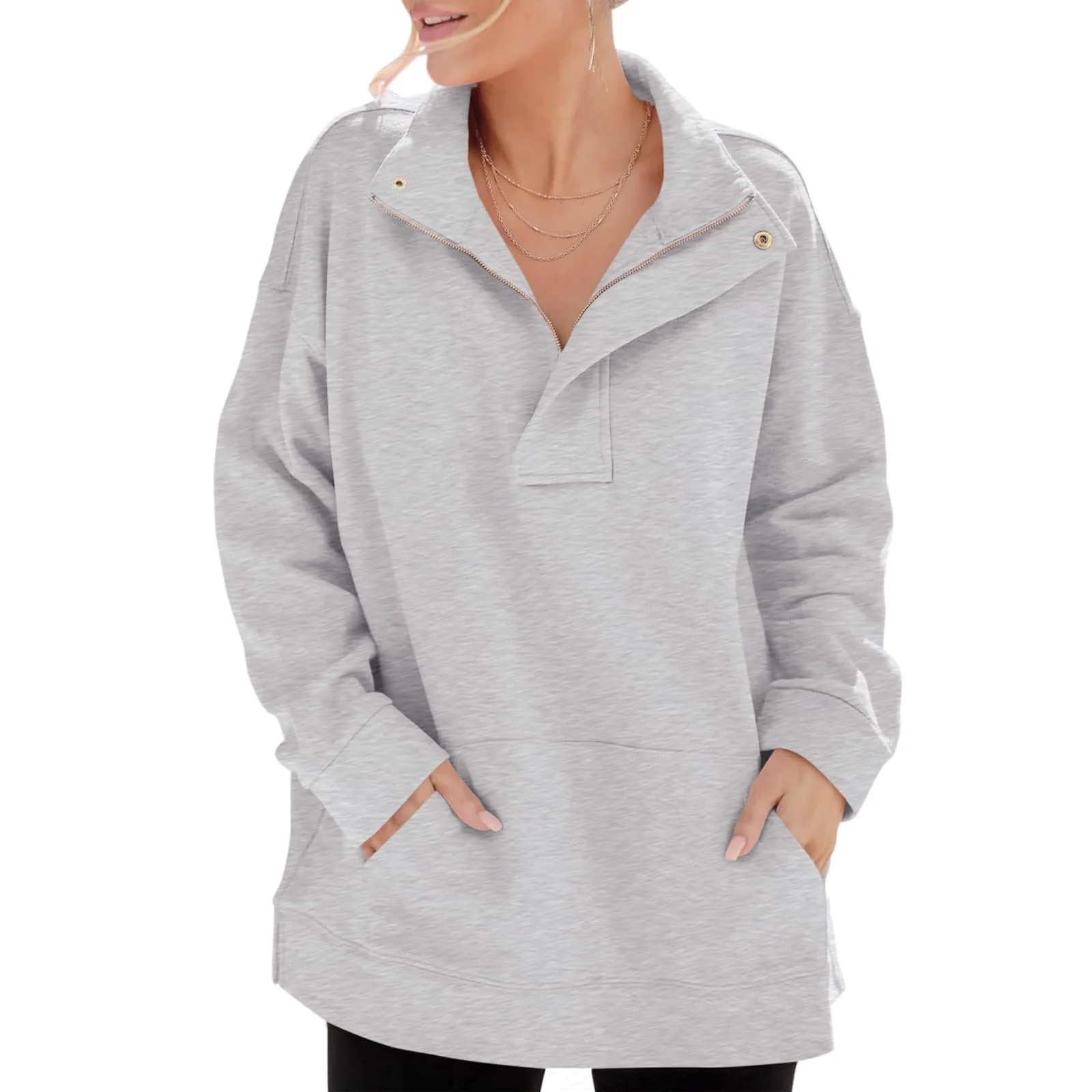 Женский Свитшот с молнией, фото №1