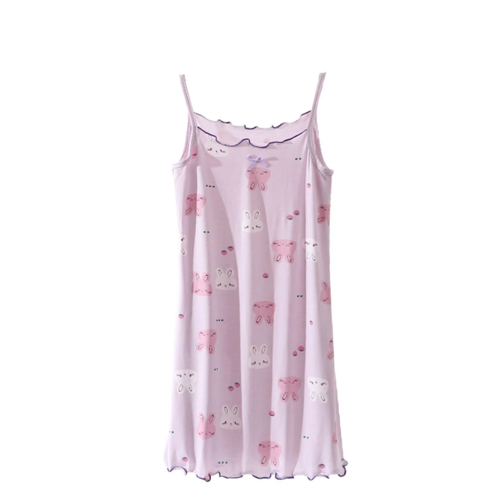 Дитяча Літня Сукня-нічна сорочка для Дівчинки, Безрукавка, з Малюнком, фото №1 Дитяча Літня Сукня-нічна сорочка для Дівчинки, Безрукавка, з Малюнком, фото №1