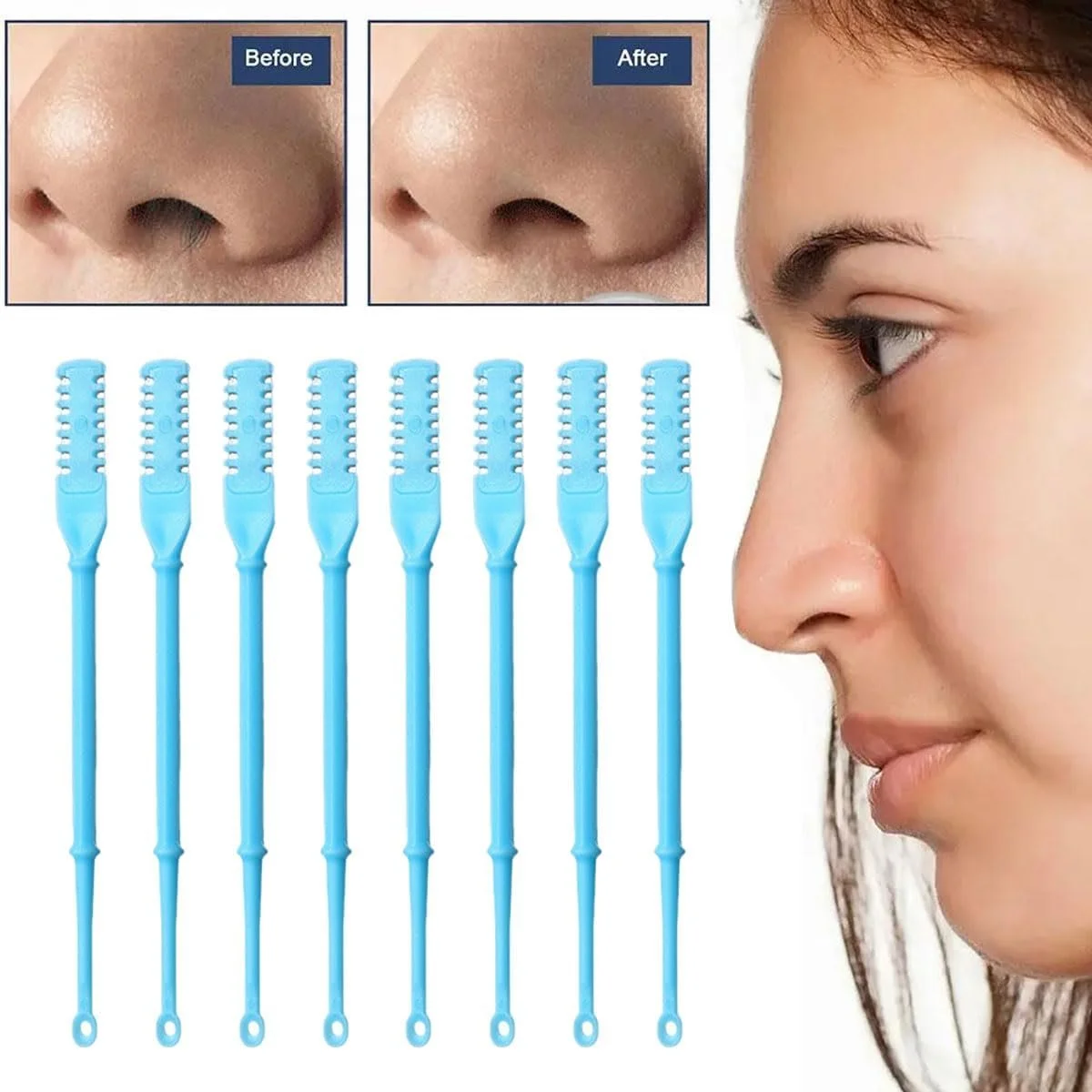 Комплект з 12 двосторонній тример для носових волосся, фото №6