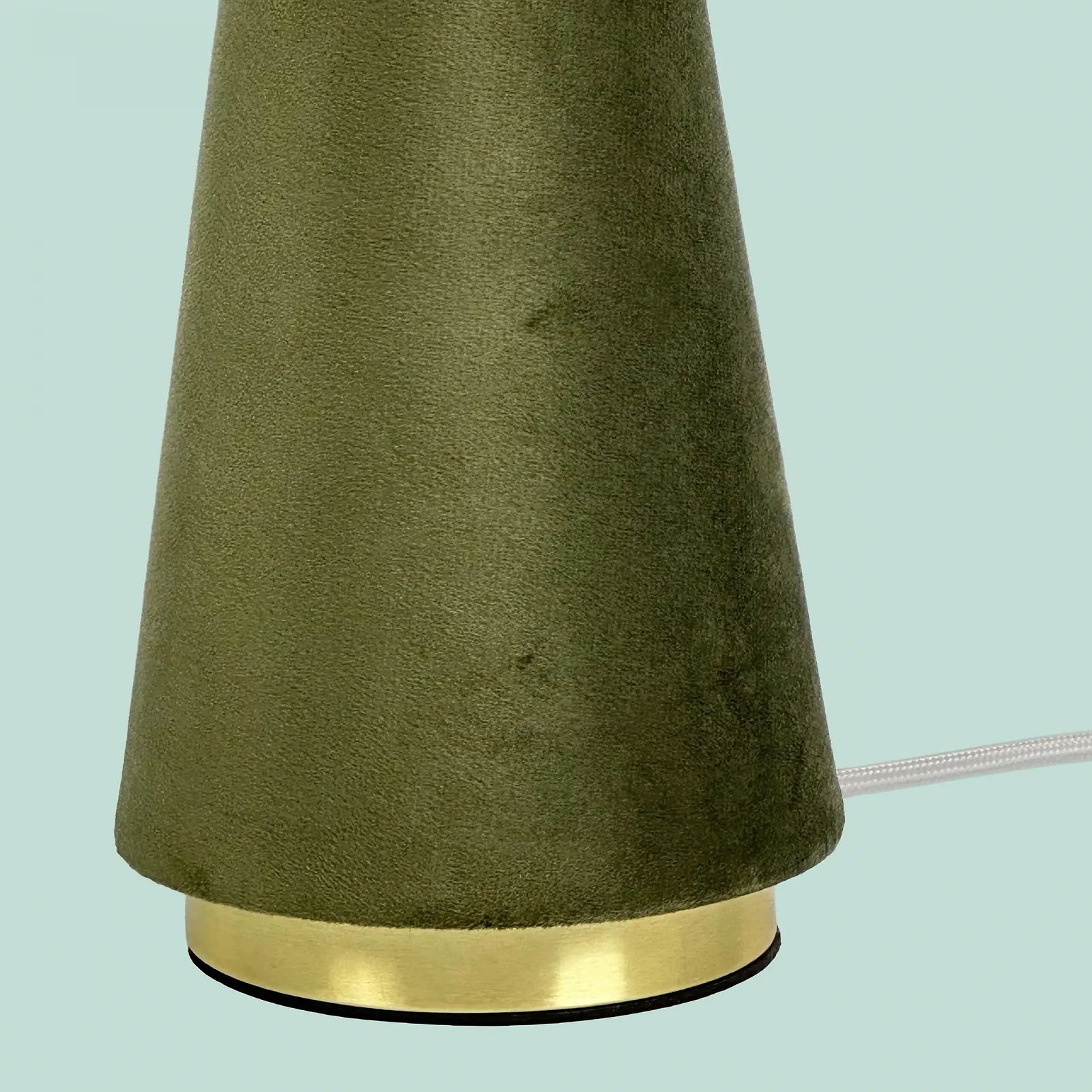 Настільна лампа Relaxdays E14 47 x 30 cm Оливкова/Золота, фото №5