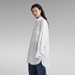 Жіноча сорочка G-Star RAW Oversized Boyfriend Shirt - S synthetic.ua - Фото 1