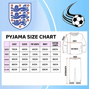 Піжама з довгим рукавом England, дитяча, персоналізована, 100% бавовна, зимова - Фото 1