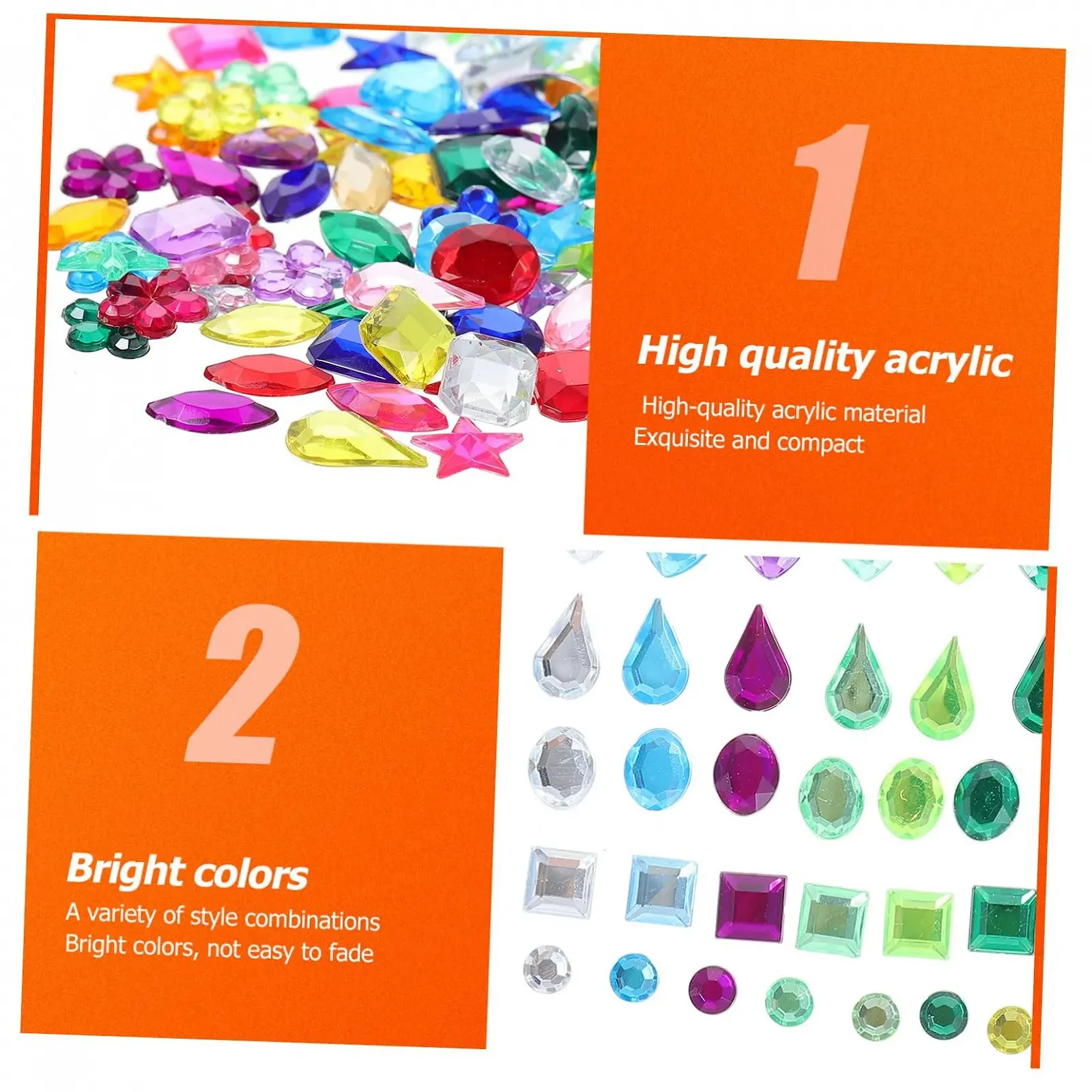 Набор Стразы акриловые Alien Плоская задняя часть для ногтей, скрапбукинга, мобильного телефона, сердце, блестящие наклейки для DIY украшений, фото №3 Набор Стразы акриловые Alien Плоская задняя часть для ногтей, скрапбукинга, мобильного телефона, сердце, блестящие наклейки для DIY украшений, фото №3