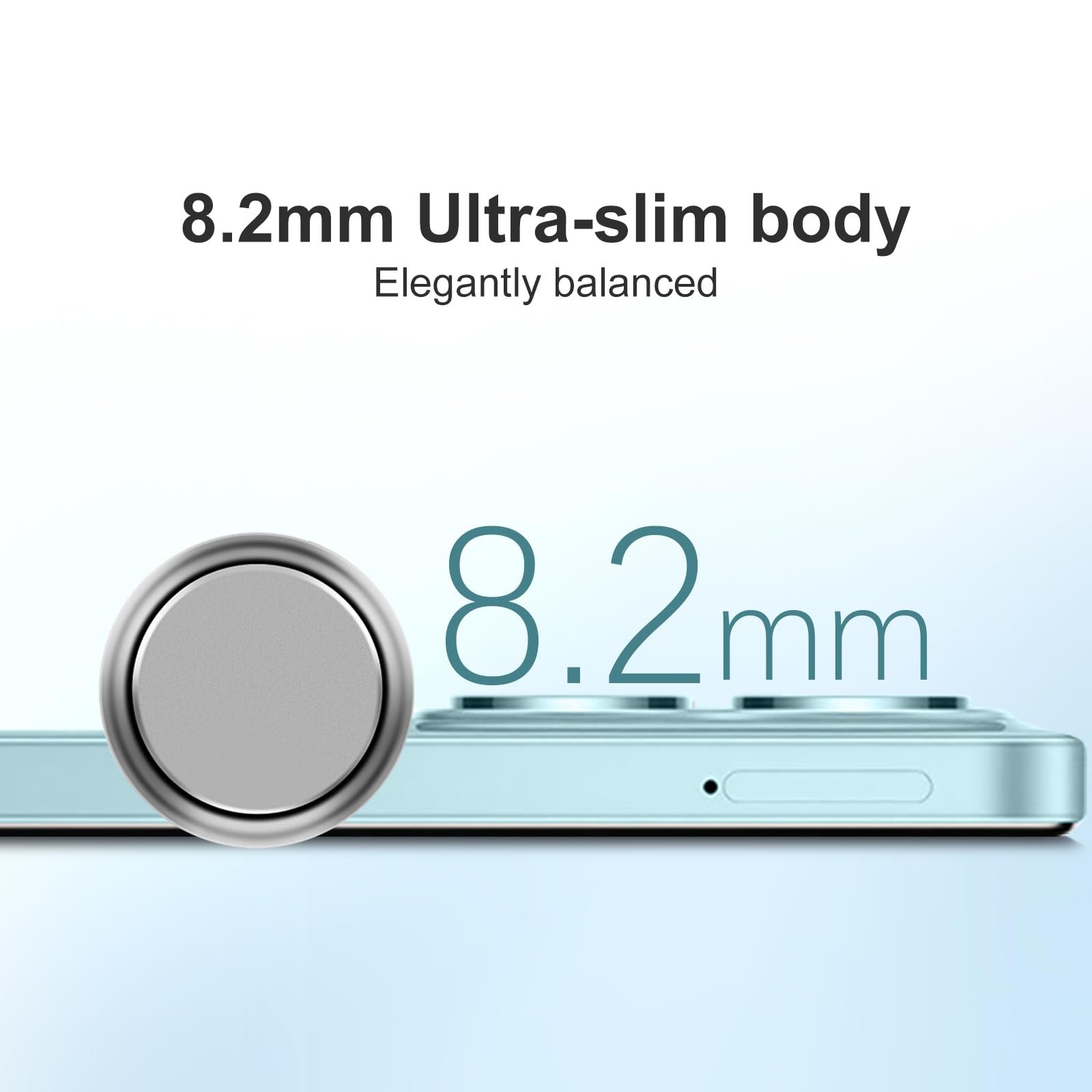 Смартфон XIAOMI Redmi 15C 4 GB / 128 GB 6.9 дюйма 120 Hz 50 MP Dual Camera 6000 мАг М’ятний зелений (з чохлом, без адаптера живлення), фото №6