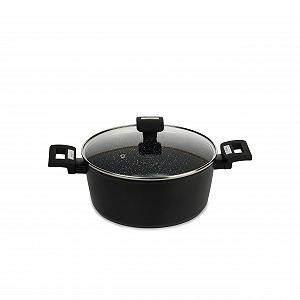 Купити Набір каструль CosyChef Nova 24 см з антипригарним покриттям Чорний - Фото 1 Набір каструль CosyChef Nova 24 см з антипригарним покриттям Чорний - Фото 1