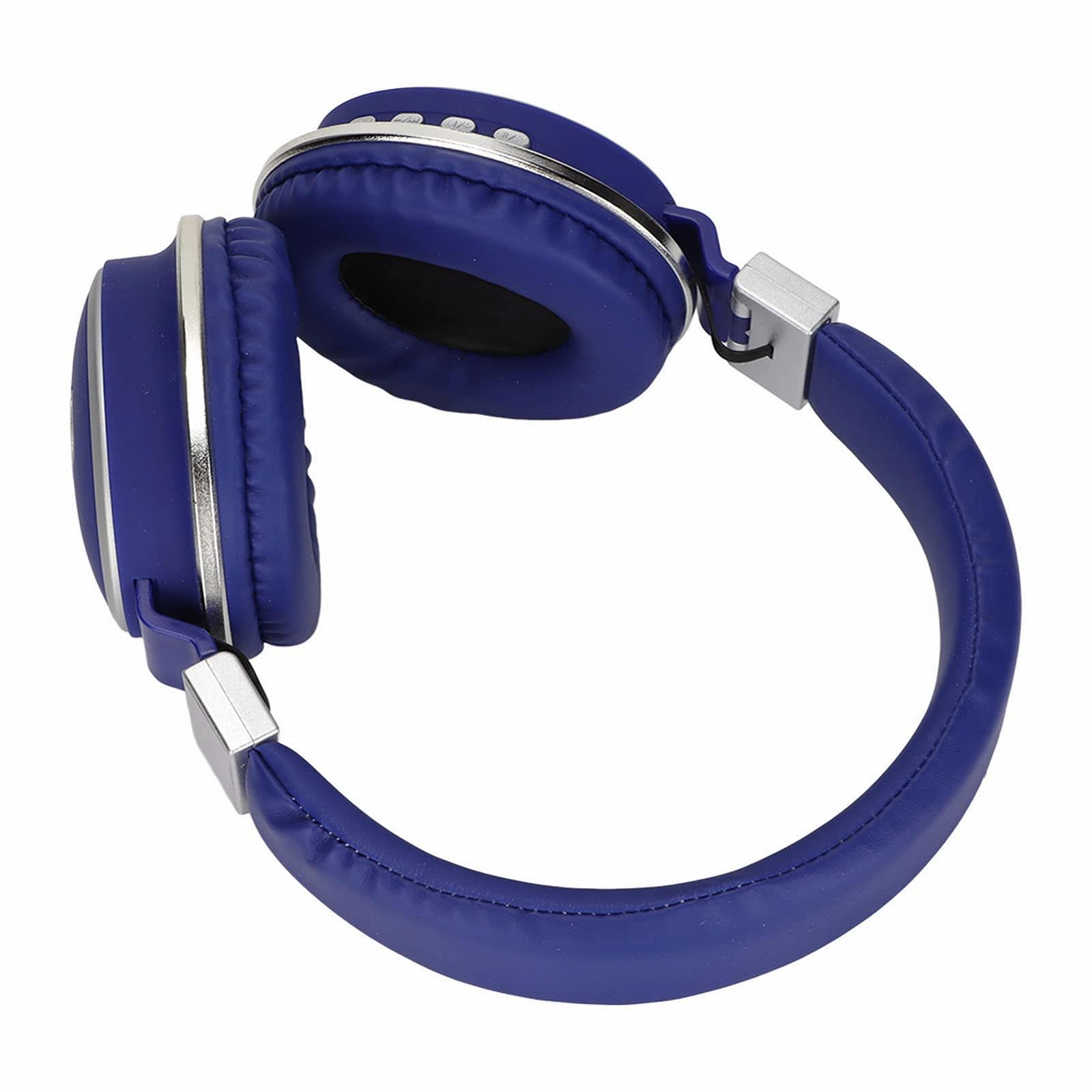 Навушники Annadue Bluetooth Over Ear Стерео Звук Безпровідні Ігрова Гарнітура з Мікрофоном для Мобільного Телефону ПК Ноутбука Блакитний, фото №2