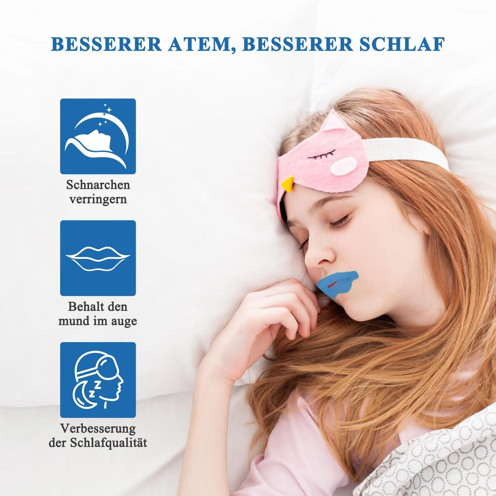 Полоска для рта Антихрап, ротовый пластырь, фото №2