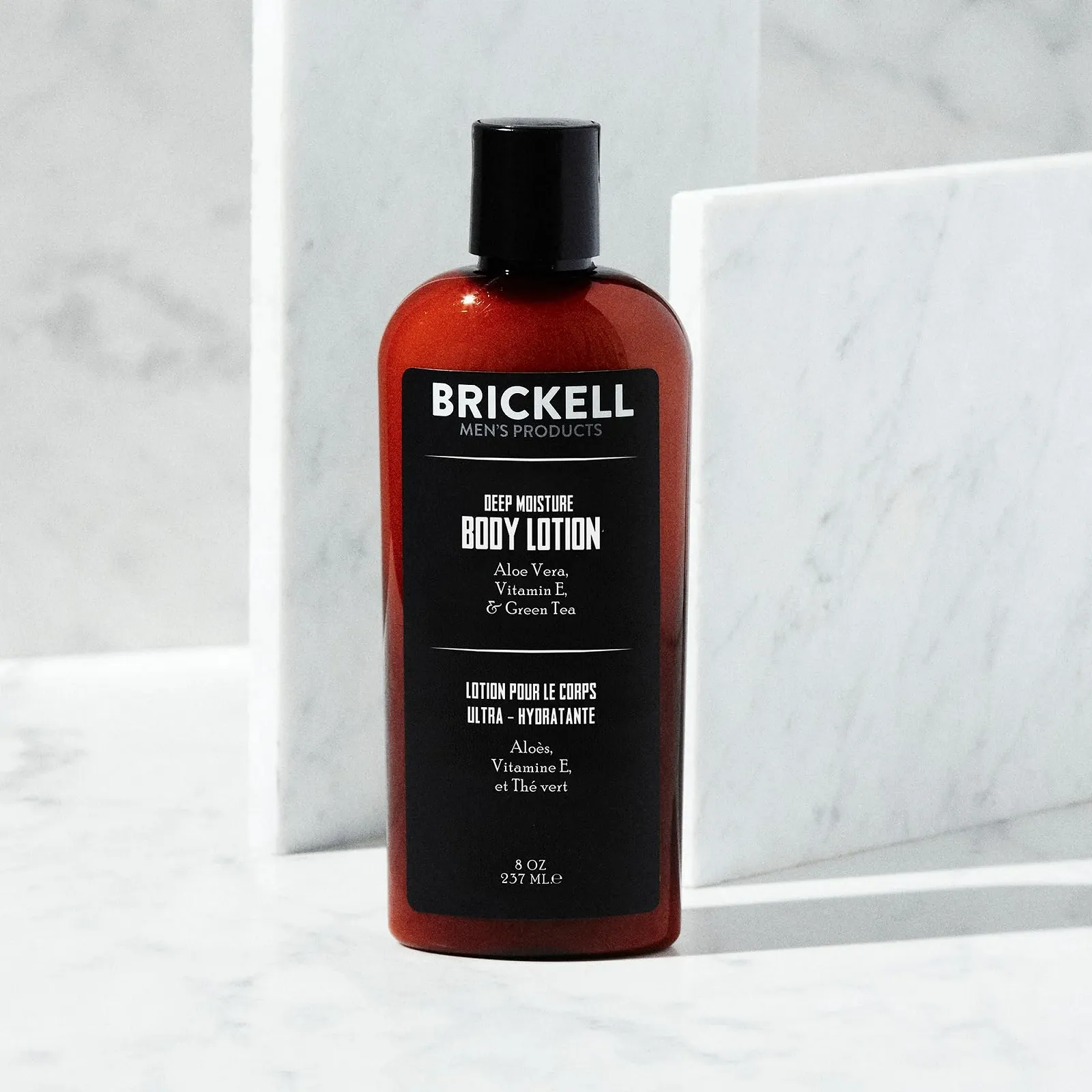 Лосьйон для тіла Brickell Men's Deep Moisture для чоловіків, без запаху, 237 мл, фото №2