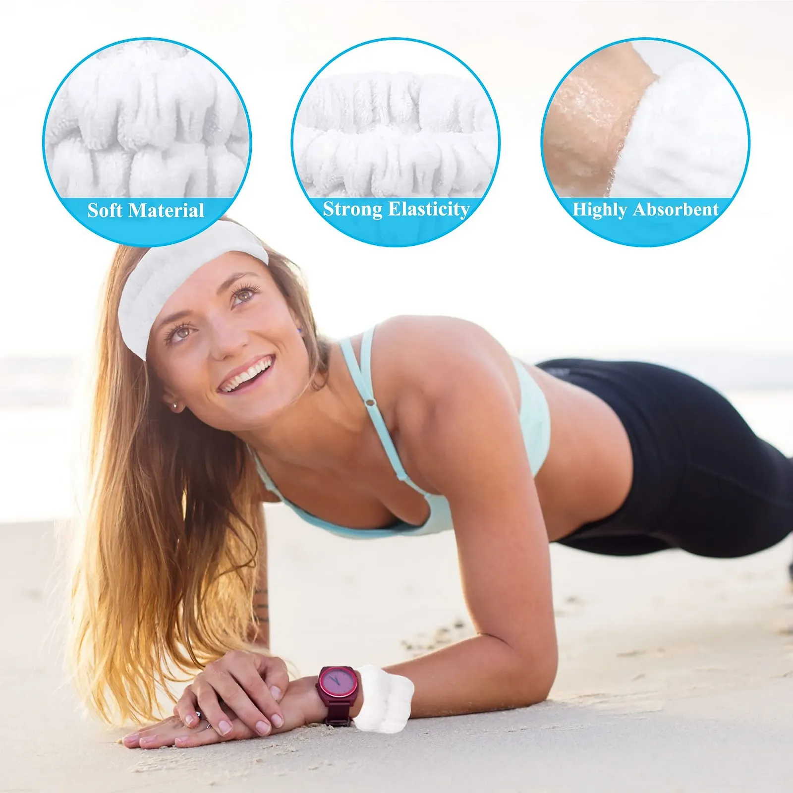 Пов'язка на голову для спа, фото №7