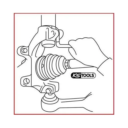 Головка для разжима стоек амортизатора KS TOOLS 150.9407, фото №2