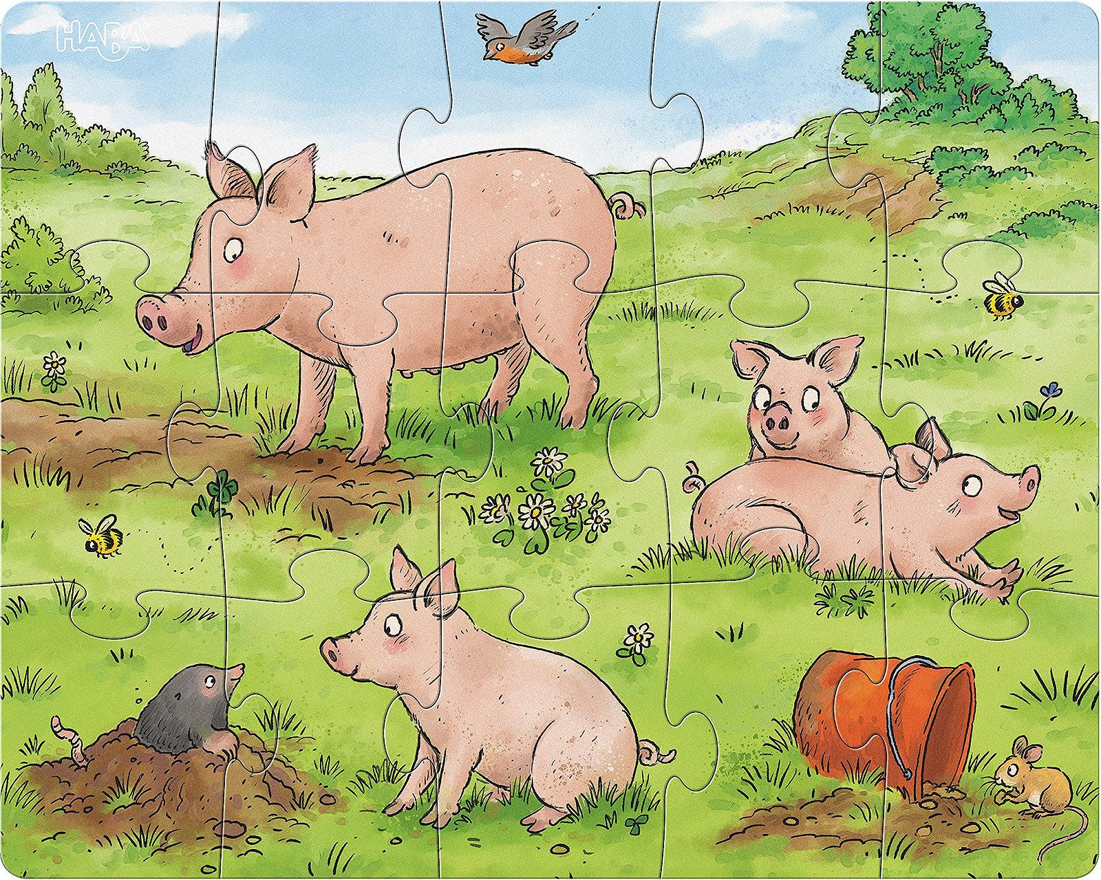 Пазл HABA 305884 Farm Animal Children от 3 лет Разноцветный, фото №3