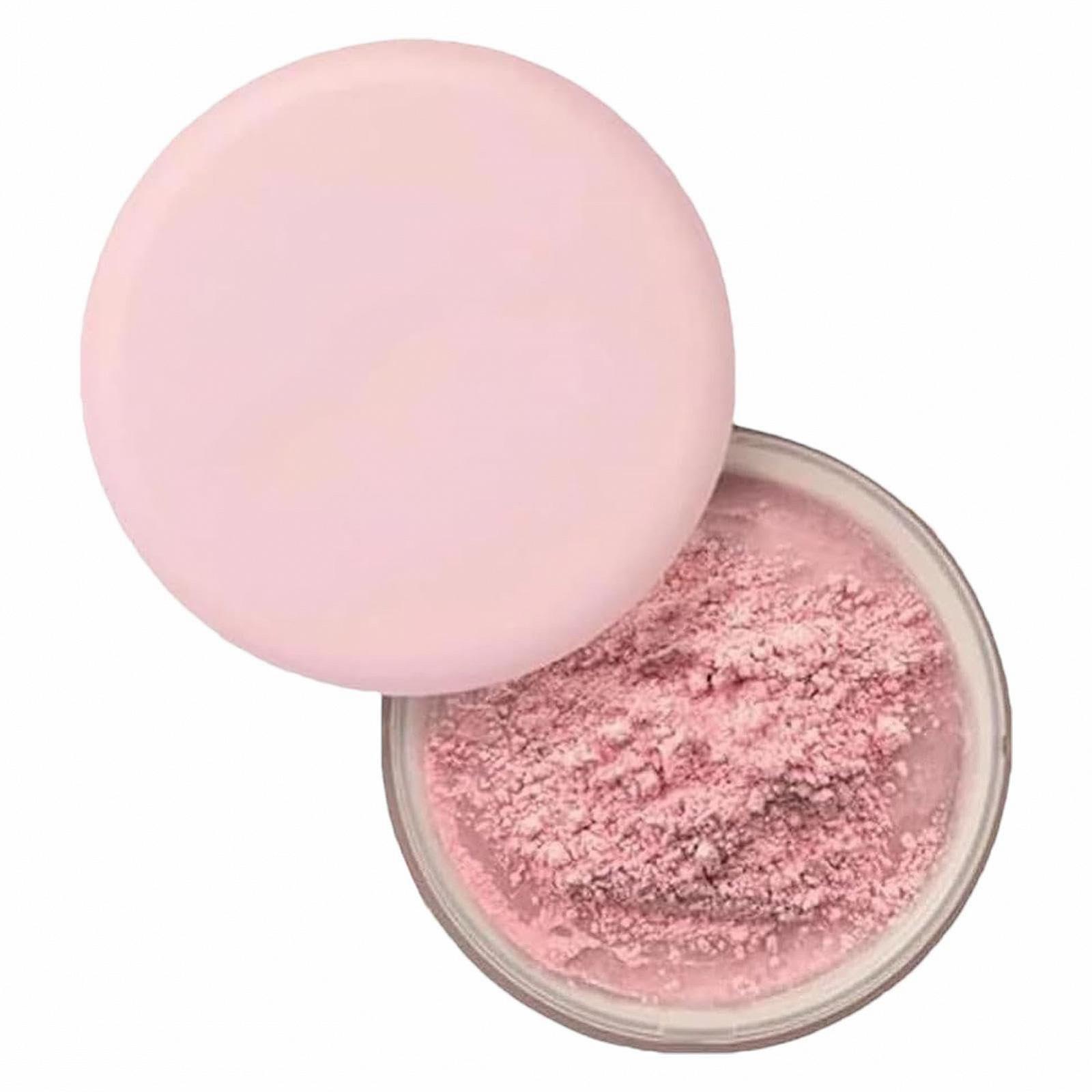 Пудра Allaura Beauty розсипчаста для фіксації макіяжу Pink Blurring Powder, фото №5